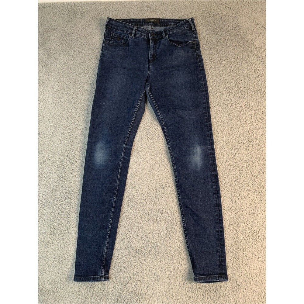 Scotch & Soda Jeans Women's 31x32 Amsterdams Cotton Blend Zip Button